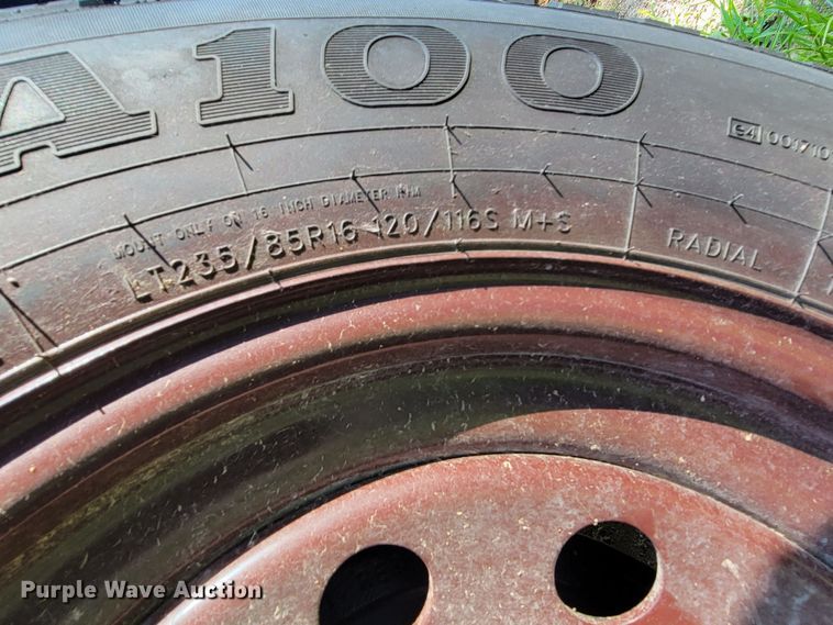 image for item HY9034 Shop built  equipment trailer