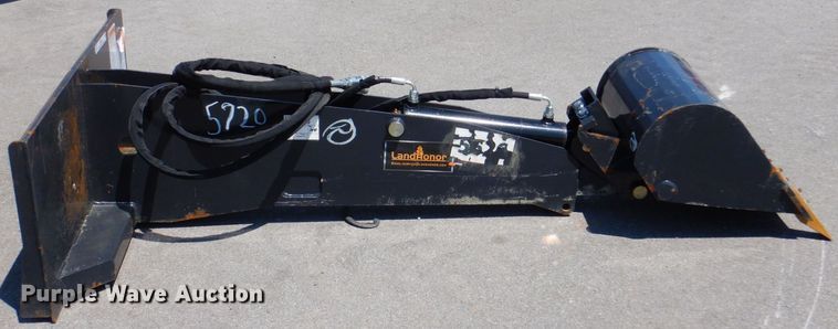 image for item IB9551 Land Honor  skid steer backhoe attachment