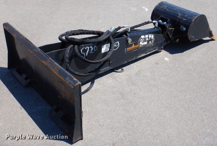 image for item IB9551 Land Honor  skid steer backhoe attachment