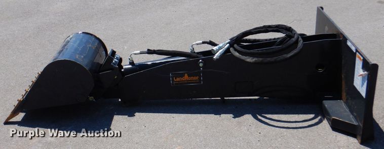 image for item IB9551 Land Honor  skid steer backhoe attachment