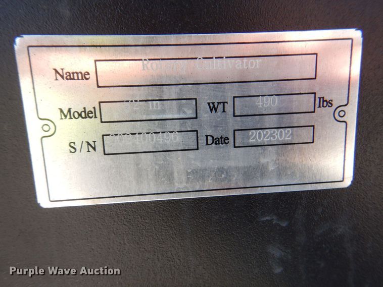 image for item IB9553 2023  Skid steer tiller