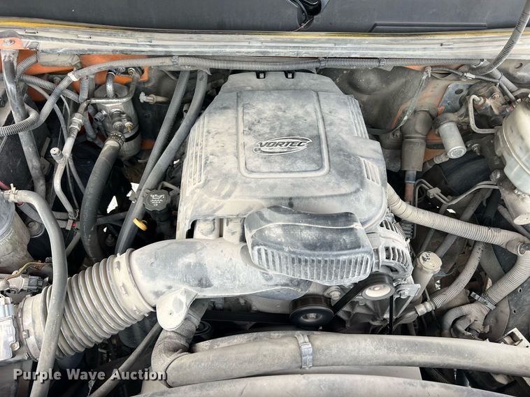 image for item II9220 2011 GMC Sierra 3500HD  dump flatbed pickup truck