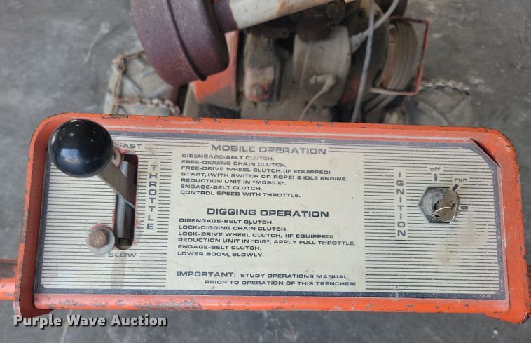 image for item JO9255 Ditch Witch C9  trencher