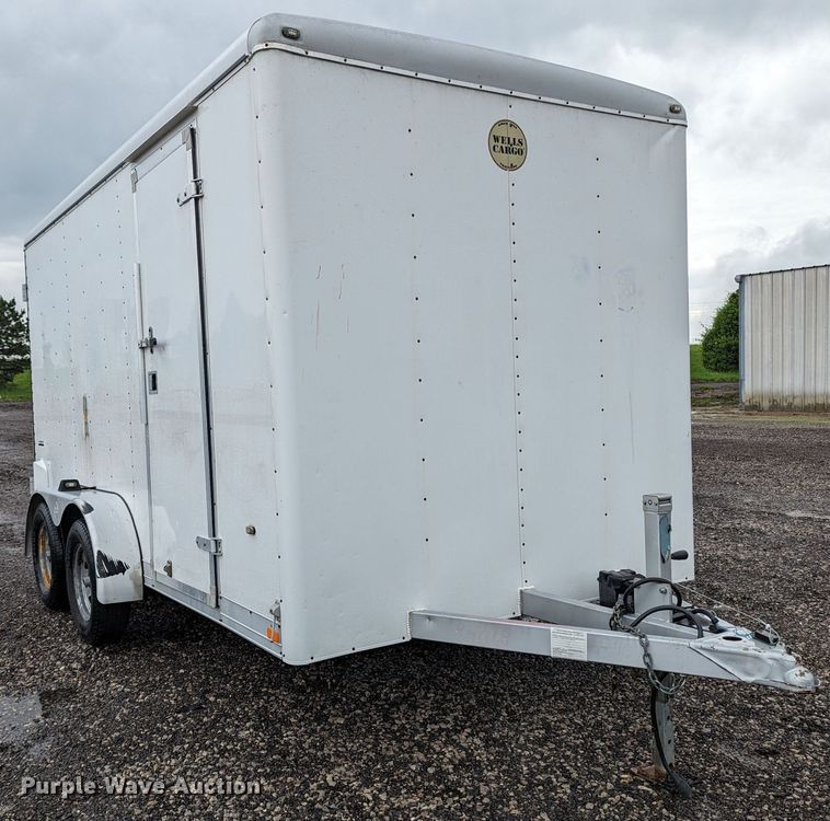 image for item KB9421 2012 Wells Cargo  enclosed cargo trailer