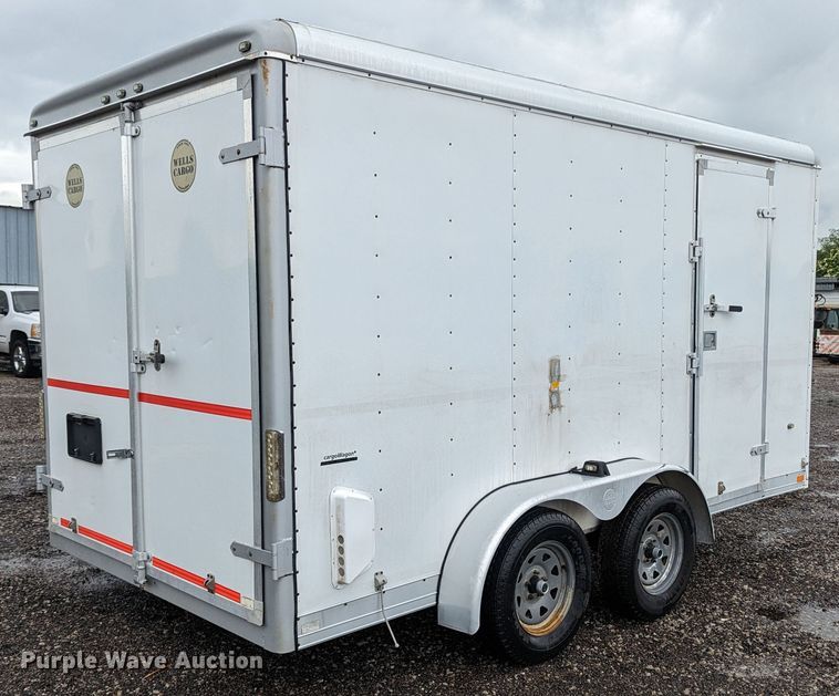 image for item KB9421 2012 Wells Cargo  enclosed cargo trailer