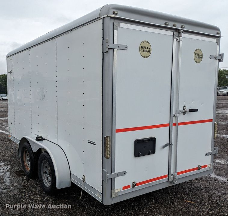 image for item KB9421 2012 Wells Cargo  enclosed cargo trailer