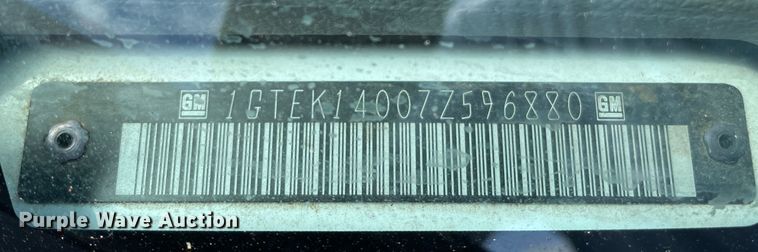 image for item KM9860 2007 GMC Sierra 1500  pickup truck