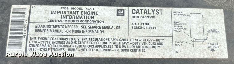 image for item KW9221 2006 Chevrolet Express G3500  school bus