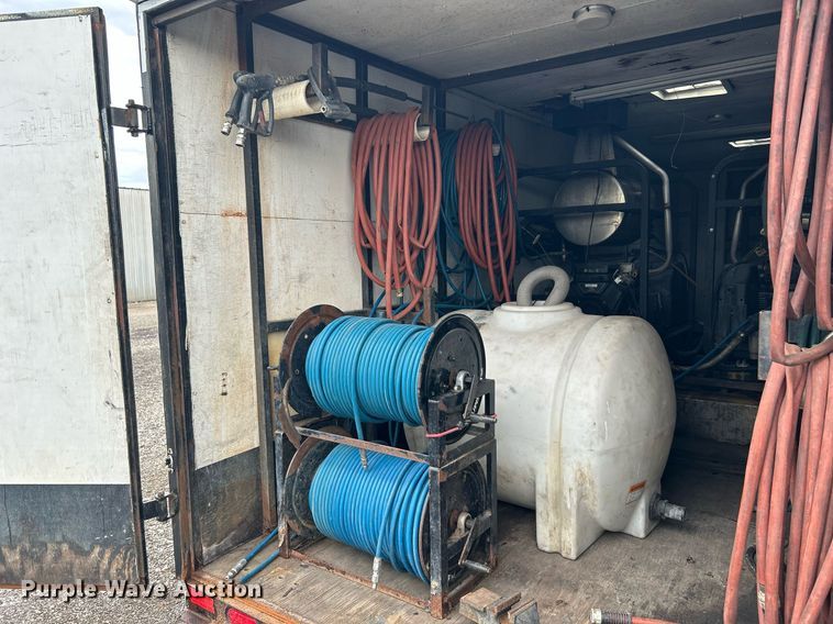 image for item KW9236 2012 C&W trailers  pressure washer trailer