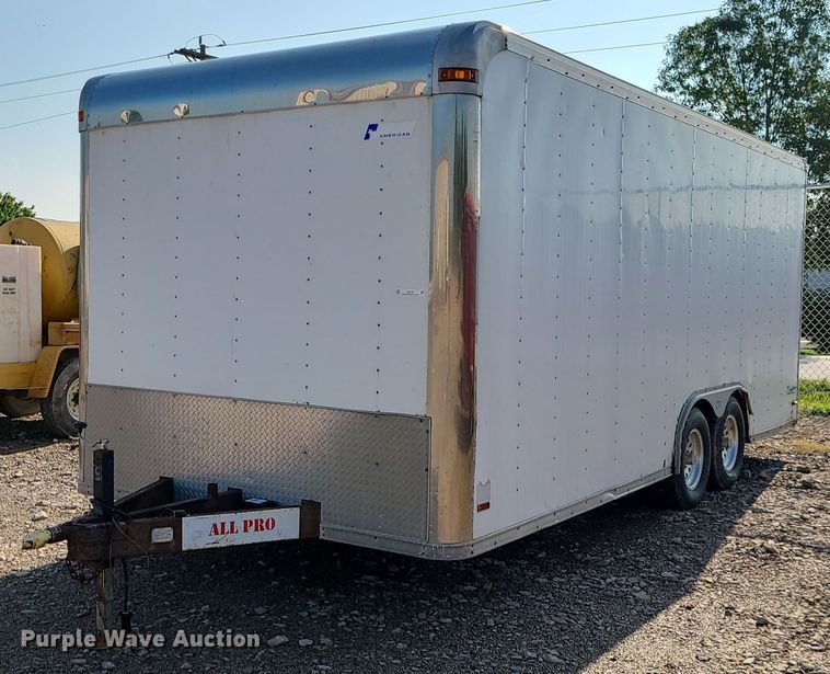 image for item LE9197 2004 Pace  enclosed cargo trailer