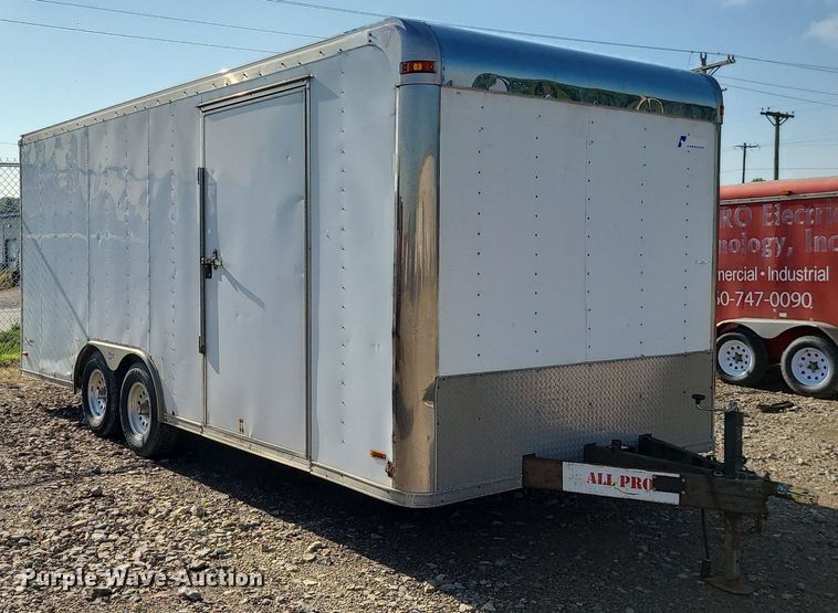 image for item LE9197 2004 Pace  enclosed cargo trailer