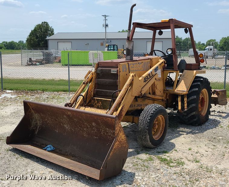 image for item LE9265 1985 Case 480LL  landscape tractor