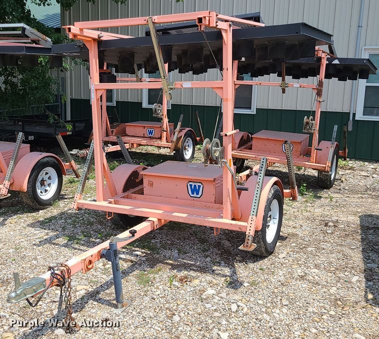 image for item LE9266 (2) Wanco arrow board trailers