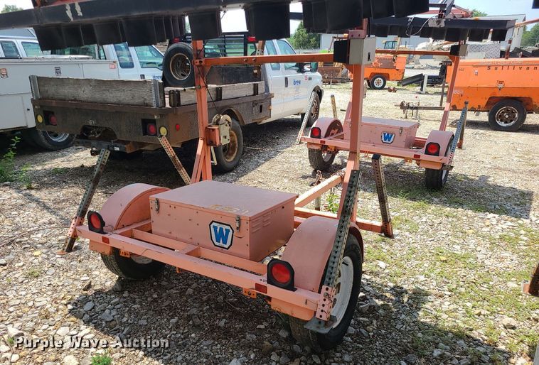 image for item LE9266 (2) Wanco arrow board trailers