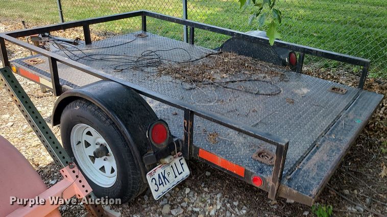 image for item LE9268 2004 Shop built  utility trailer