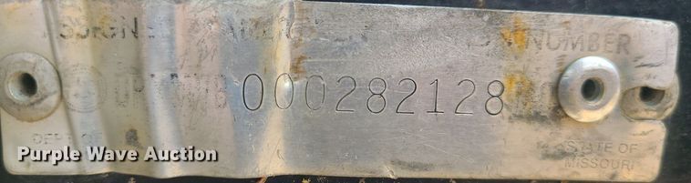 image for item LE9268 2004 Shop built  utility trailer