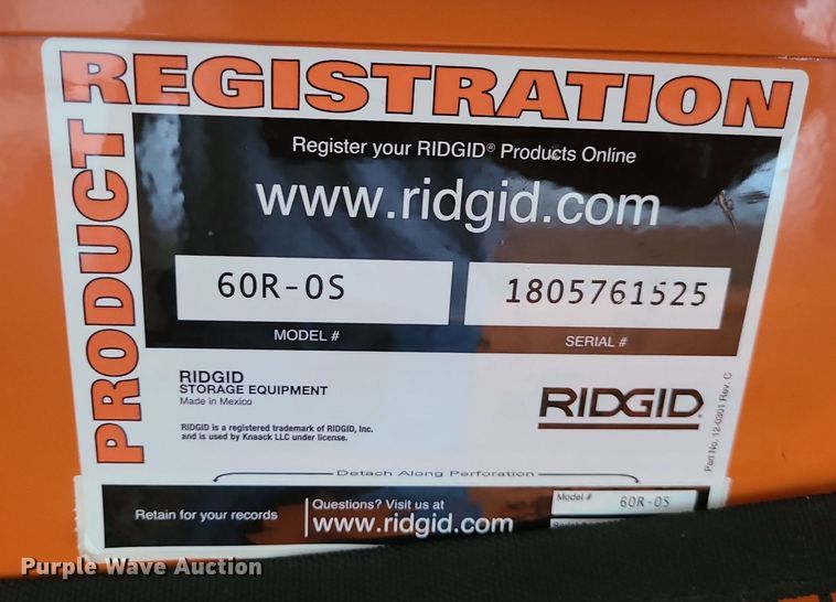 image for item LE9277 Ridgid  job box