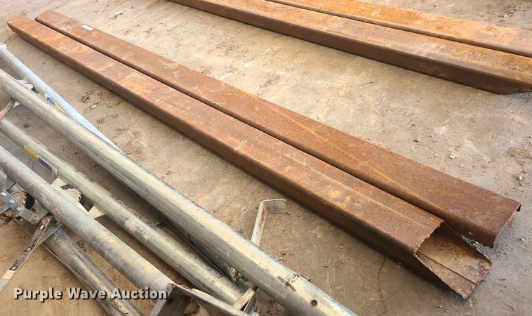 image for item LE9285 Shop built  11.5'L fork extensions