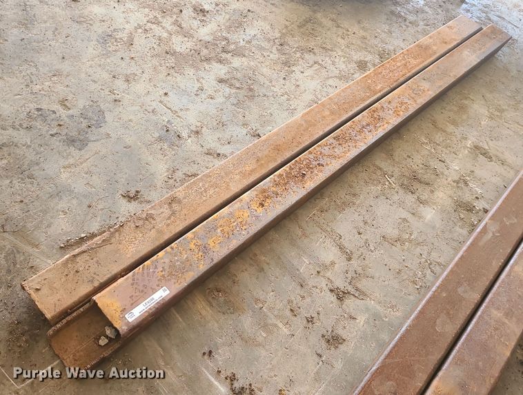image for item LE9286 Shop built  10'L fork extensions
