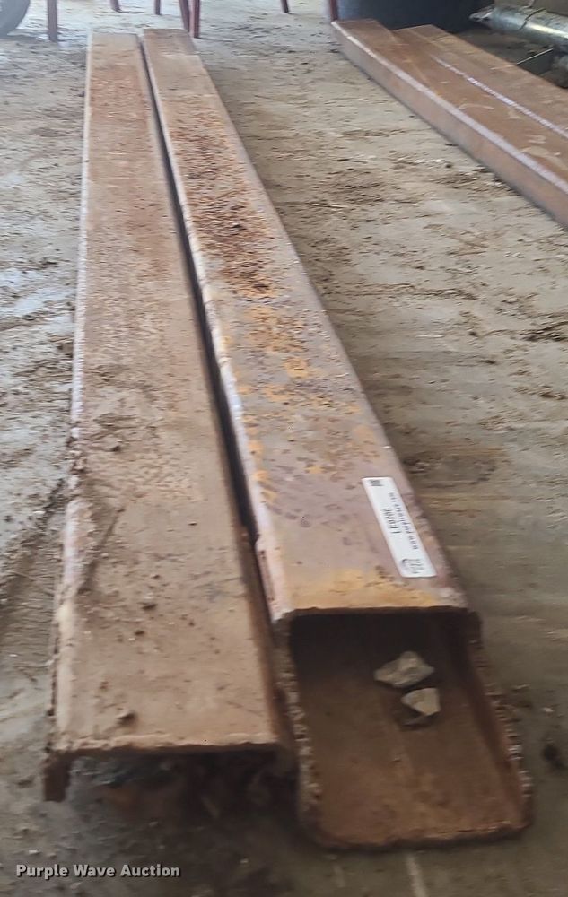 image for item LE9286 Shop built  10'L fork extensions