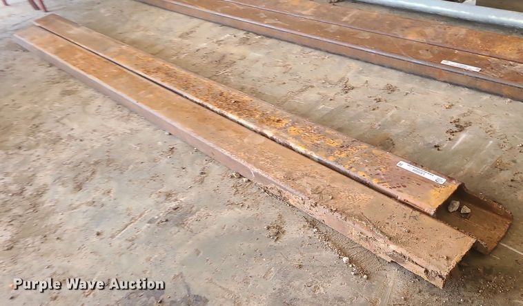 image for item LE9286 Shop built  10'L fork extensions