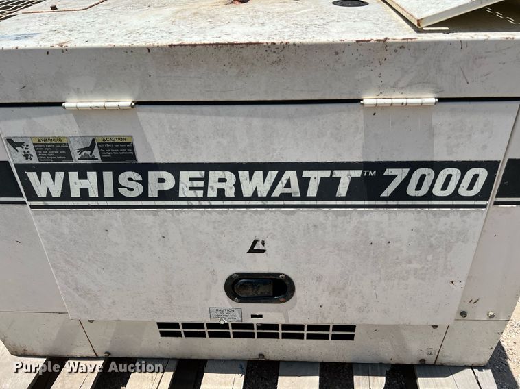 image for item LF9280 Multiquip Whisperwatt DA-7000SSA  generator