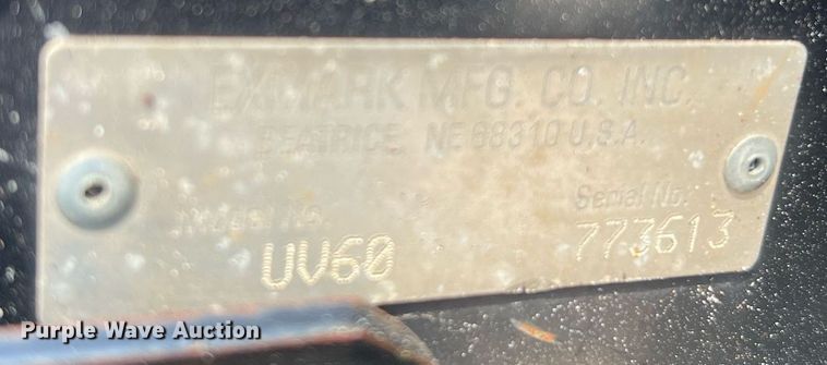 image for item LF9307 Exmark UV60  ZTR lawn mower