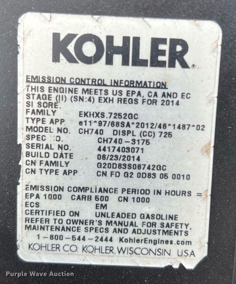 image for item LF9310 Toro 74296  ZTR lawn mower