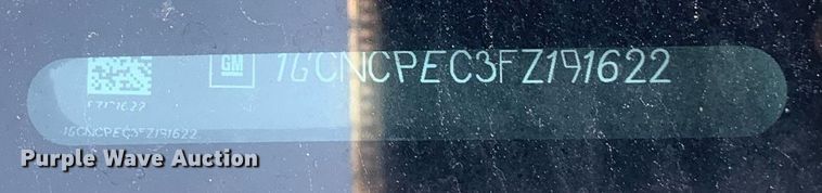 image for item LH9684 2015 Chevrolet Silverado 1500  pickup truck