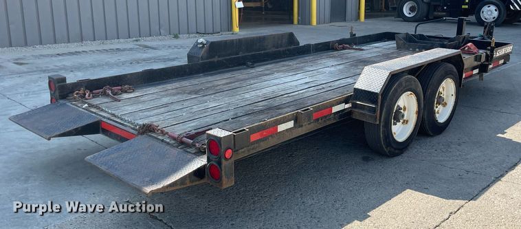 image for item LJ9742 2018 Lucon 7T192THDBW  tilt deck equipment trailer