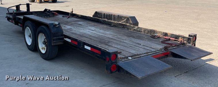 image for item LJ9742 2018 Lucon 7T192THDBW  tilt deck equipment trailer