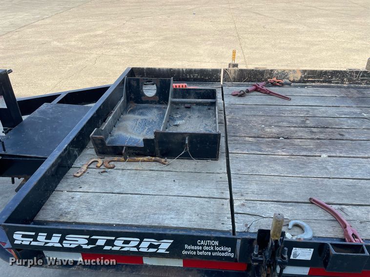 image for item LJ9742 2018 Lucon 7T192THDBW  tilt deck equipment trailer