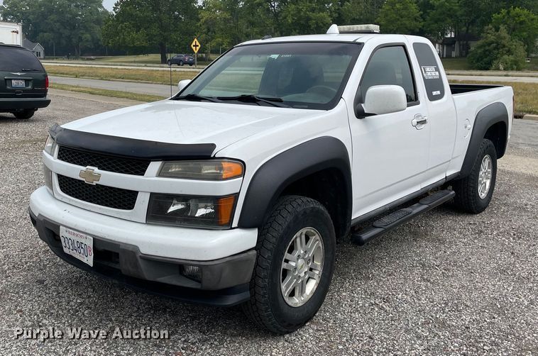 image for item LJ9763 2010 Chevrolet Colorado  Ext. Cab pickup truck