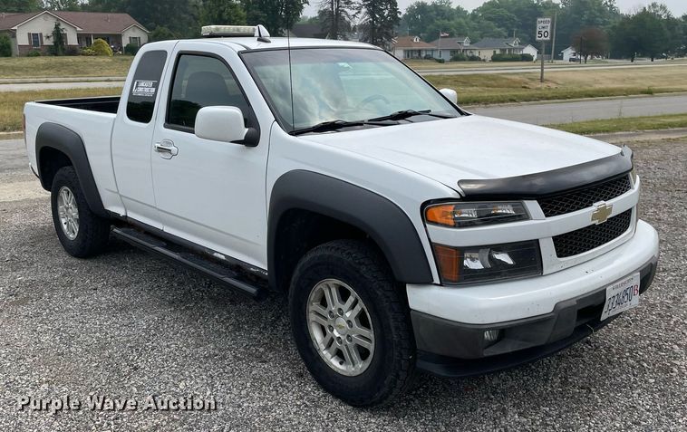 image for item LJ9763 2010 Chevrolet Colorado  Ext. Cab pickup truck