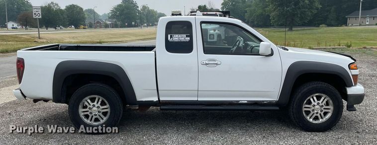 image for item LJ9763 2010 Chevrolet Colorado  Ext. Cab pickup truck