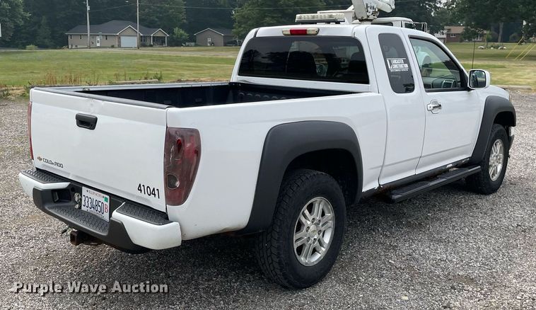 image for item LJ9763 2010 Chevrolet Colorado  Ext. Cab pickup truck