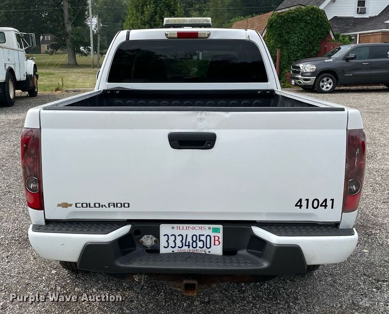 image for item LJ9763 2010 Chevrolet Colorado  Ext. Cab pickup truck