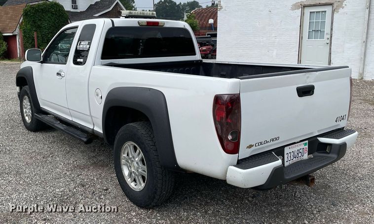 image for item LJ9763 2010 Chevrolet Colorado  Ext. Cab pickup truck