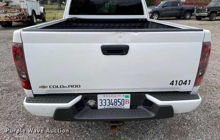 image for item LJ9763 2010 Chevrolet Colorado  Ext. Cab pickup truck