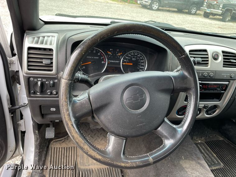 image for item LJ9763 2010 Chevrolet Colorado  Ext. Cab pickup truck