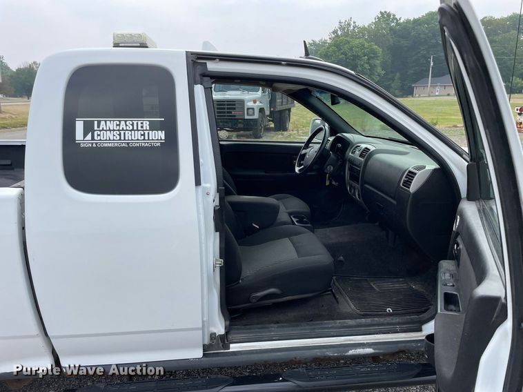 image for item LJ9763 2010 Chevrolet Colorado  Ext. Cab pickup truck