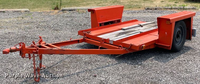 image for item LJ9770 1974 Ditch Runner S2  tilt deck utility trailer