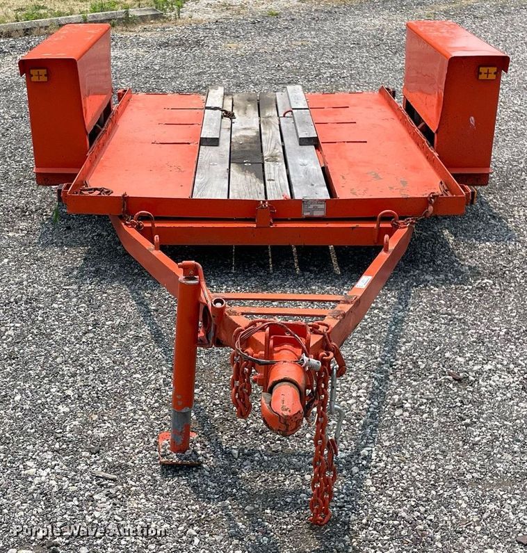 image for item LJ9770 1974 Ditch Runner S2  tilt deck utility trailer