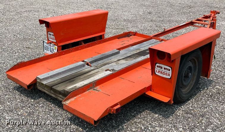 image for item LJ9770 1974 Ditch Runner S2  tilt deck utility trailer