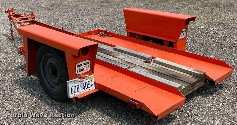 image for item LJ9770 1974 Ditch Runner S2  tilt deck utility trailer