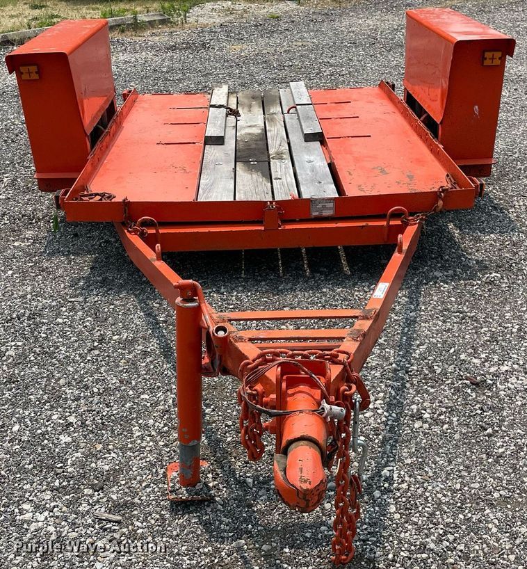 image for item LJ9770 1974 Ditch Runner S2  tilt deck utility trailer