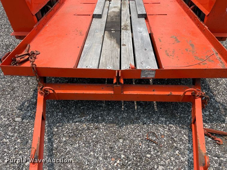 image for item LJ9770 1974 Ditch Runner S2  tilt deck utility trailer