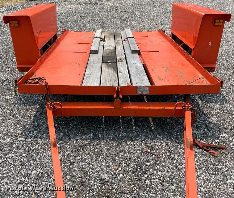 image for item LJ9770 1974 Ditch Runner S2  tilt deck utility trailer