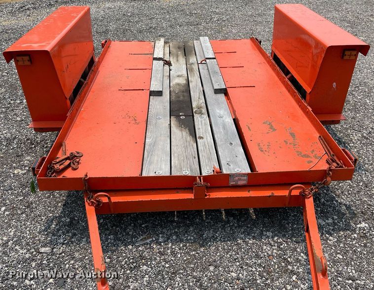 image for item LJ9770 1974 Ditch Runner S2  tilt deck utility trailer