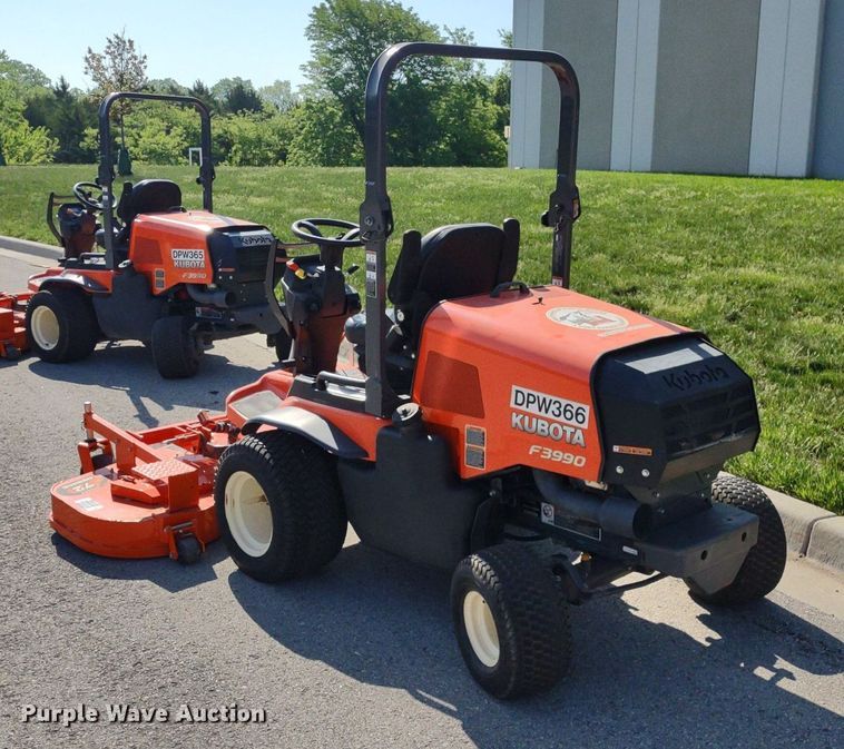 image for item LL9158 2020 Kubota F3990  lawn mower